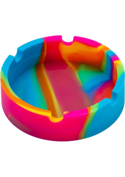 Silikon Küllük Bükülebilir, Isıya Dayanıklı Kül Tablası (Gökkuşağı) fiyatları