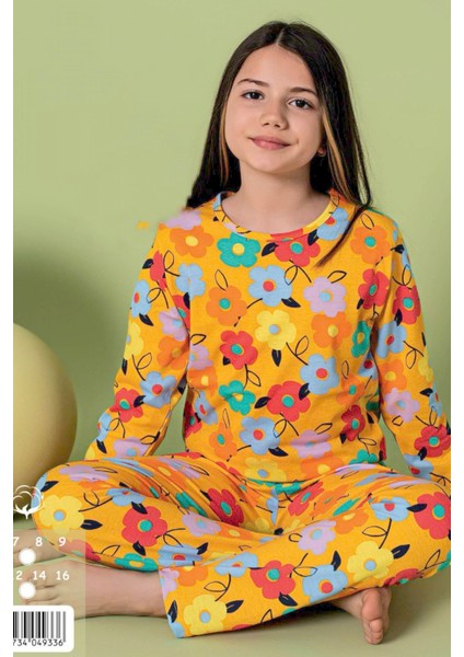 Yeni Model Kız Çocuk Pijama Takımı K059