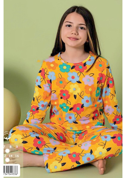 Mutlu City Yeni Model Kız Çocuk Pijama Takımı K059