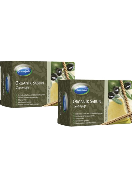 Zeytinyağı Organik Sabun 125 gr 2 ' Li
