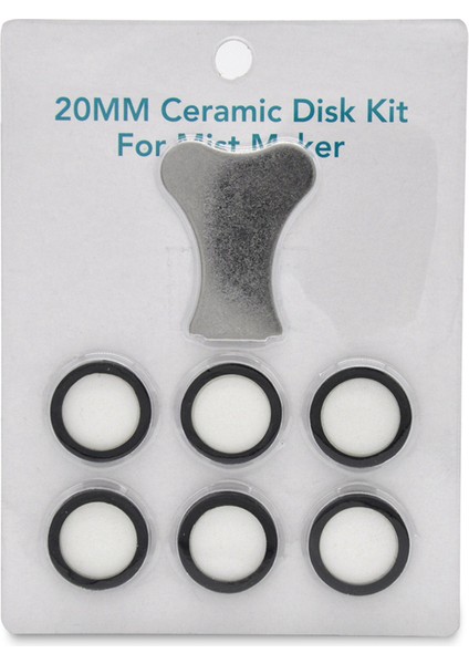[gui Xulian] 70 Adet Mist Maker Bakım Kiti, Sis Makinesi Için Seramik Disk Seramik Disk Anahtarı Yedek Parça Kitleri (Yurt Dışından) fiyatları