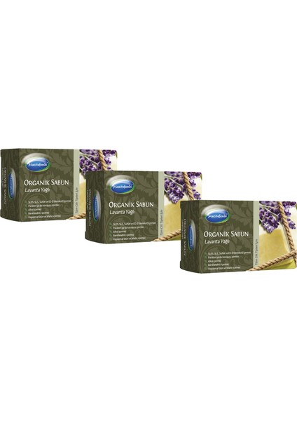 Lavanta Organik Sabun 125 gr 3 ' Lü