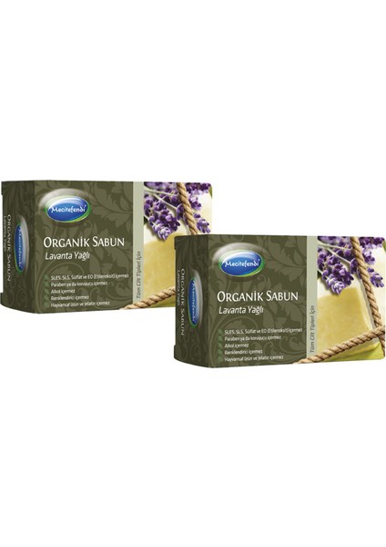 Lavanta Organik Sabun 125 gr 2 ' Li