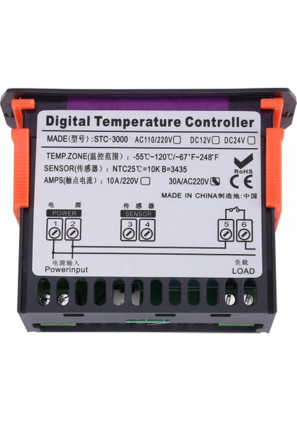 Gui Xulian STC-3000 Sensörlü Dijital Sıcaklık Kontrol Termostatı 110-220V 30A (Yurt Dışından)