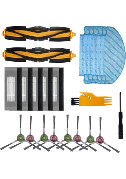 Rulo Fırça Bezi Deebot N8/+Pro/pro+Ozmo T8/t8+/t9/t9+ Elektrikli Süpürge Için Temizleme Aksesuarlarını Değiştirin (Yurt Dışından)