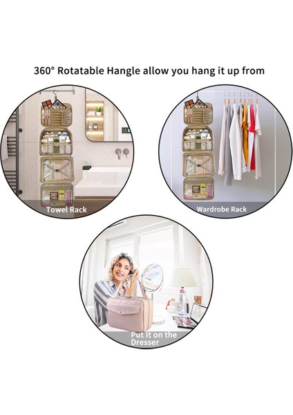 Gui Xulian Kancalı Tuvalet Çantası Seyahat Çantası Su Geçirmez Kozmetik Çantası Seyahat Saklama Çantası Tuvalet Çantası, A (Yurt Dışından) modelleri