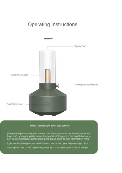 Simülasyon Mum Işığı Hava Nemlendirici 150 ml Difüzör Ev Aromaterapi Nemlendiriciler Yağ Difüzörleri Masa Atmosferi Lamba-B (Yurt Dışından)
