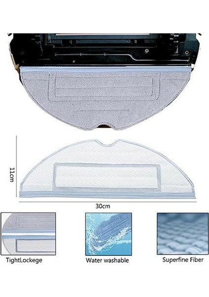 Gui Xulian S7 Için S7+ /s7 Maxv / S7 Maxv Ultra / T7S / T7S Plus Ana Yan Fırça Toz Torbaları Paspas Bezleri Hepa Filtreler (Yurt Dışından) fiyatları