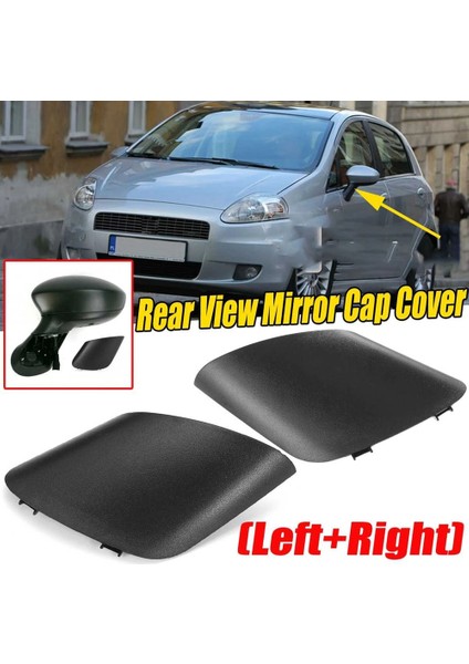 Gui Xulian Dikiz Aynası Kapağı Siyah Araba Yan Kapı Dikiz Yan Ayna Kapağı Kapağı Grand Için Punto 735596884 Sol (Yurt Dışından) fiyatları
