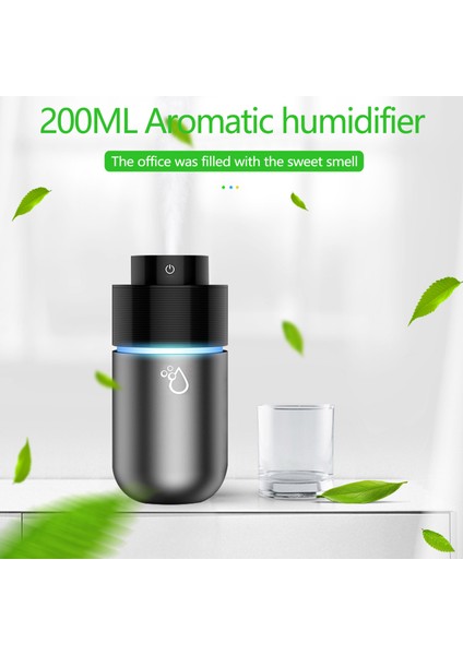 USB Araba Esansiyel Yağı Difüzörü Oda Parfümü, Renkli LED Işıklar 200 ml Ev Aromaterapi Nemlendirici, Ofis Seyahat Araç Için Aralıklı Mod 7 Saat (Yurt Dışından) fırsatları