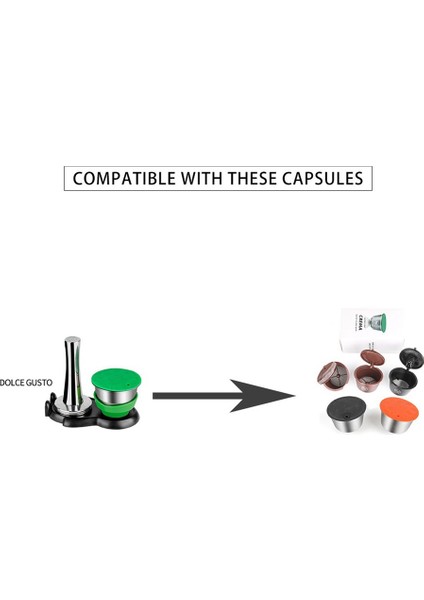 Kahve Tozu Çekiç Yastık Kapsül Kabuk Tabanı Kahve Barı Depolama (Yurt Dışından)