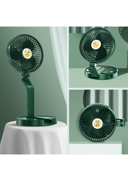 Şarj Edilebilir Pille Çalışan Masa Vantilatörleri, 3 Hız ve 3 Parlaklık, Yatak Odası, Ofis Için Hızlı Şarj Edilebilir Katlanabilir Duvar Vantilatörleri (Yurt Dışından) indirimleri