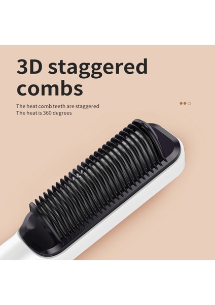 2-In-1 Elektrikli Saç Düzleştirici Çok Fonksiyonlu Tarak Curling Demir Şekillendirici LCD Ekran Düz Tarak Abd Plug-A (Yurt Dışından) modelleri