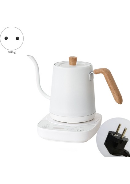 Gui Xulian Elektrikli Kahve Su Isıtıcısı Gooseneck Ince Akıllı 800 ml 1000 W Flaş Isı Sıcaklık Kontrolü El Su Isıtıcısı Demlik Pot Ab Tak (Yurt Dışından) indirimleri