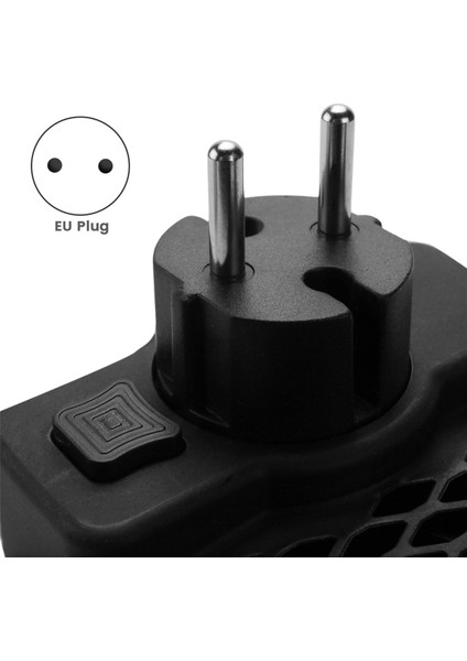Gui Xulian Mini Elektrikli Isıtıcı Küçük Uzay Isıtıcı Tasarrufu Duvar Çıkışı Isıtıcı Odası Isıtma Sobası Sıcak Fan Ab Tak Gri (Yurt Dışından)