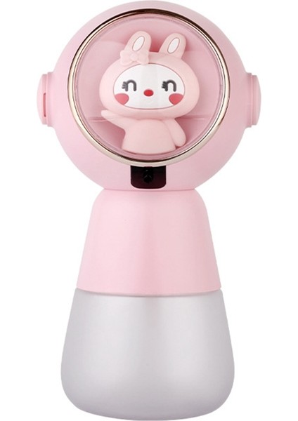 Gui Xulian 320ML Otomatik Köpük Sabunluklar Spaceman Banyo Akıllı Yıkama El Makinesi, Tip-C Şarjlı Yüksek Kaliteli Pembe (Yurt Dışından)