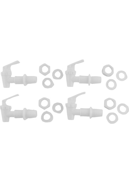 Gui Xulian 4 Parça Yedek Soğutucu Musluk Su Şişesi Sürahisi, Dispenser Musluk Seti, Yeniden Kullanılabilir Tıkaç Borulu Su Içecek Dispenseri B (Yurt Dışından) fiyatları