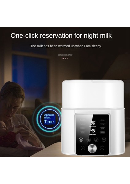 Anne Sütü Isıtıcısı Için Bebek 2'si 1 Arada Süt Isıtıcı, Zamanlayıcı Sterili Fonksiyonlu Ab Fişi (Yurt Dışından) indirimleri