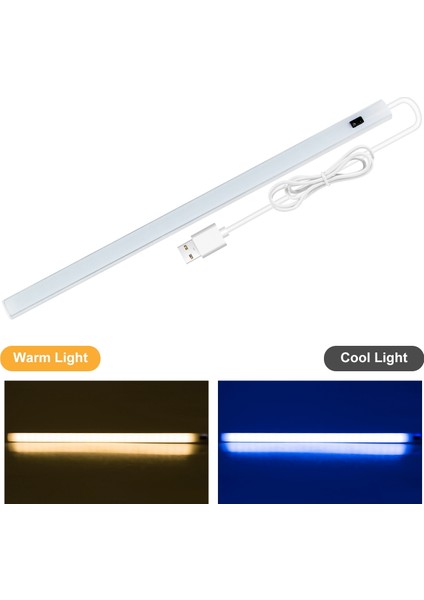 Gui Xulian 5 V USB Masa Lambası El Süpürme Anahtarı Hareket Sensörü Lamba Çalışma Odası Kabine Altında Mutfak Işıkları 30 cm Sıcak Işık (Yurt Dışından) fiyatları