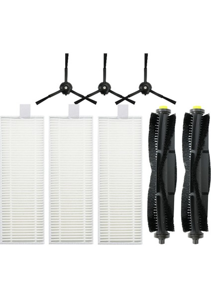 Rulo Fırça Hepa Filtre Yan Fırça Yedek Parçaları Qihoo 360 S10 X100 Max Robotik Elektrikli Süpürge (Yurt Dışından)