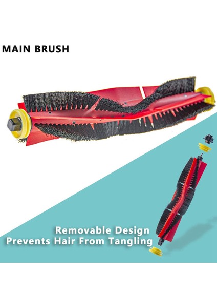 S6 S5 Max S4 E4 Robotlu Süpürge Rulo Fırça, Yan Fırça, Filtre, Temizleme Aracı Süpürge Parçaları (Yurt Dışından) modelleri