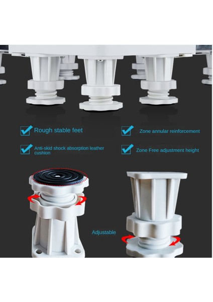 Çamaşır Makinesi Standı Evrensel Taban Çok Fonksiyonlu Ayarlanabilir Taban Kurutucu Buzdolabı Banyo Aksesuarları A (Yurt Dışından) indirimleri