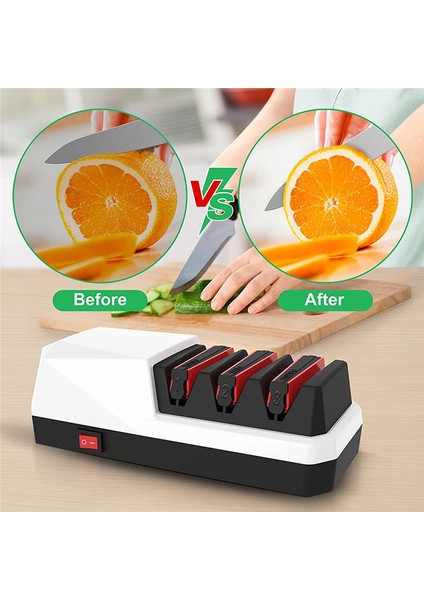 Gui Xulian Elektrikli Bıçak Bileyici- Bıçak Bileyiciler, 3 Kademeli Elektrikli Bıçak Bileyici, 3 Kademeli, Beyaz Ab Tak (Yurt Dışından) fırsatları