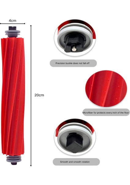 S7 Maxv Ultra S7 Pro Ultra Robot Vakum Aksesuarları Ana Yan Fırça Paspas Hepa Filtre Toz Torbası Haddeleme Fırça (Yurt Dışından) fiyatları