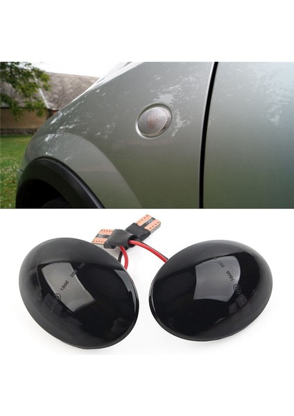 Gui Xulian 2 Adet LED Dinamik Yan Ikaz Lambaları Dönüş Sinyali Flaşör Opel Corsa B Corsa Cf Combo B Combo C (Yurt Dışından)