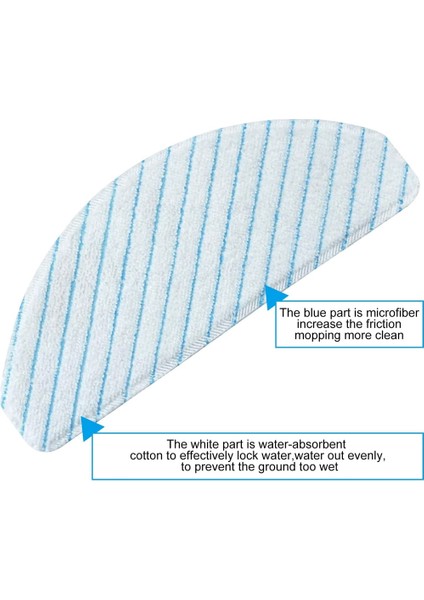 Gui Xulian Silme Paspas Bezi Pedleri Deebot Ozmo T10/T10 Artı Robotlu Süpürge Aksesuarları Yedek Parçalar (Yurt Dışından) fiyatları