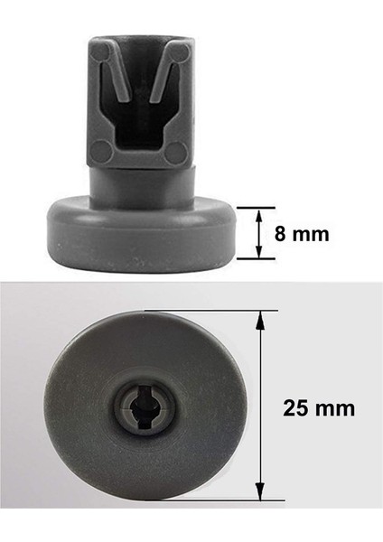 Gui Xulian 8pcs Bulaşık Makinesi Sepeti Tekerleği Favorit Privileg Bulaşık Yıkama Setleri Aksesuarları (Yurt Dışından) fiyatları