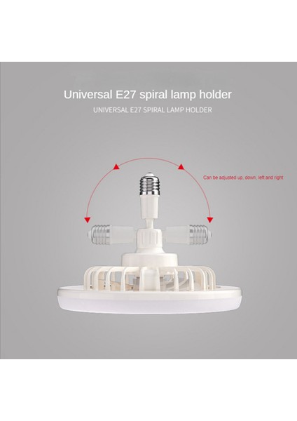 Gui Xulian Uzaktan Kumandalı ve Işıklı Tavan Vantilatörü 30W LED Lamba Fanı Akıllı Sessiz Tavan Vantilatörü E27 Dönüştürücü Tabanı Krem Rengi (Yurt Dışından)