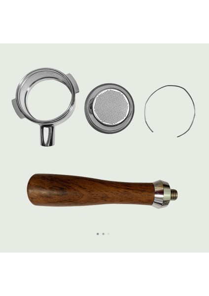 Gui Xulian E61 Kahve Makinesi Masif Ahşap Dipsiz Saplı Portafilter 58MM Evrensel Olarak Uygulanabilir Grup Başlığı Dipsiz (Yurt Dışından) indirimleri