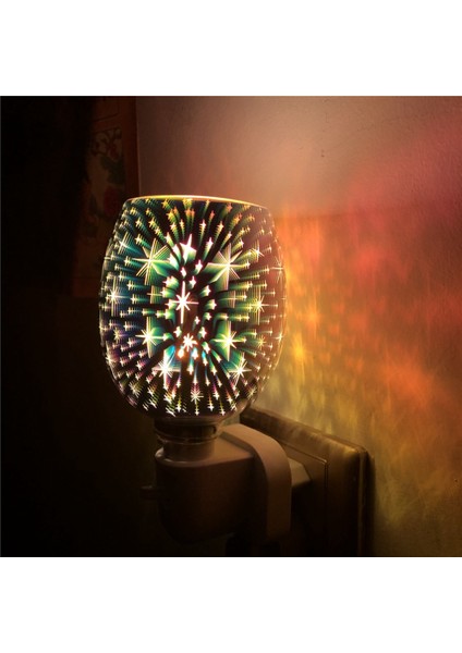 Gui Xulian Elektrikli Balmumu Eriyik Brülör 3D Aromaterapi Lambası Gece Lambası Duvara Monte Difüzör Dekorasyon Abd Plug (Yurt Dışından) fiyatları