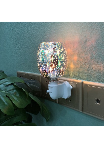 Gui Xulian Elektrikli Balmumu Eriyik Brülör 3D Aromaterapi Lambası Gece Lambası Duvara Monte Difüzör Dekorasyon Abd Plug (Yurt Dışından) indirimleri