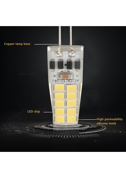 8pcs G4 LED Ampul AC/DC12V-24V 3W LED G4 Işık 20LED 360 Işın Açısı Işık 2835SMD 30W Halojen Lambayı Değiştirin, Soğuk Beyaz (Yurt Dışından)