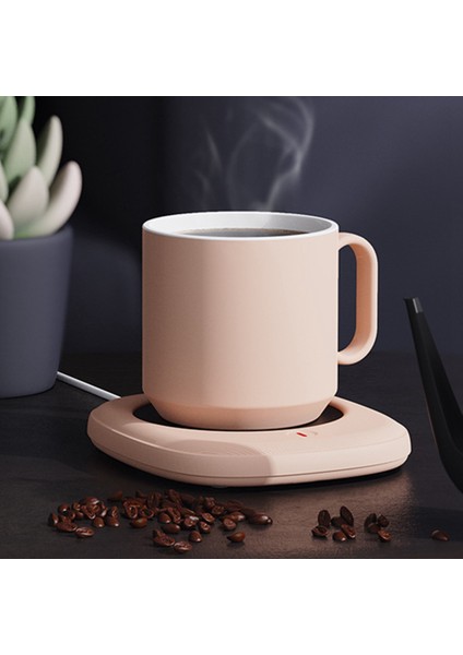 Gui Xulian Kupa Isıtıcı Kahve Fincanı Isıtıcı Süt Çay Su Isıtma Pedi Sabit Sıcaklık Coaster Isınma Mat Ev Ofis Hediye, Sarı (Yurt Dışından)