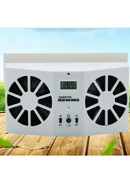 Araba Fanı Havalandırma Güneş Arabası Kaputu Otomatik Egzoz Fanı Radyatör Güneş Arabası Buhar Soğutucu Güçlü Güç-Beyaz (Yurt Dışından) fiyatları