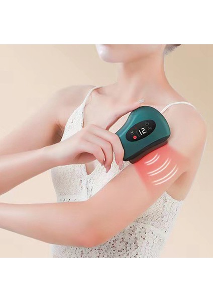 Gui Xulian 1 Adet Mini Akım Kazıma Makinesi Yüz Kaldırma Vücut Masajı USB Şarj Edilebilir Cilt Elektrikli Kazıma Aracı Beyaz (Yurt Dışından)