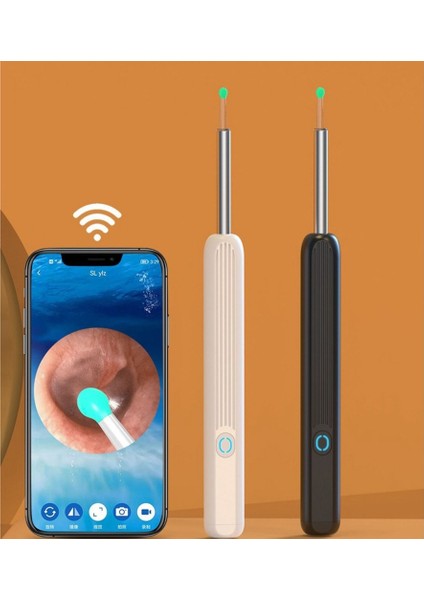 Akıllı Kulak Temizleme Endoskopu Görsel Kulak Sopaları Endoskop 500 W Earpick Mini Kamera Otoskop Android -A (Yurt Dışından)