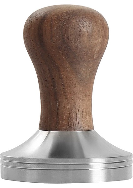 Gui Xulian 53 mm Kahve Pres Aracı Elastik Kahve Sabotaj 304 Paslanmaz Çelik Taban ve Masif Ahşap Saplı Kahve Tozu Çekiç (Yurt Dışından)