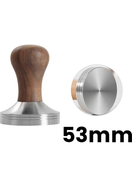Gui Xulian 53 mm Kahve Pres Aracı Elastik Kahve Sabotaj 304 Paslanmaz Çelik Taban ve Masif Ahşap Saplı Kahve Tozu Çekiç (Yurt Dışından)