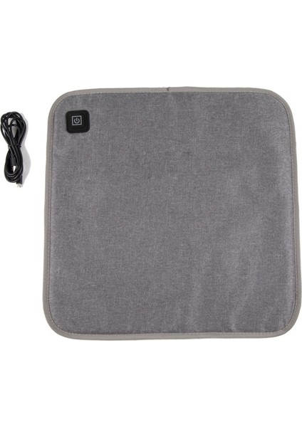 Gui Xulian Araba Isıtma Minderi Ofis Koltukları Ped Isıtıcı USB Kablosu ile Hızlı Isıtma Elektrikli Kış Sıcak Ayarlanabilir Sıcaklık (Yurt Dışından)