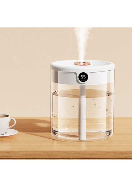 Gui Xulian Hava Nemlendirici Büyük Kapasiteli LCD Nem Göstergesi Gece Lambası Çift Nozul Esansiyel Yağı Difüzörü Ev Beyaz Için (Yurt Dışından) indirimleri