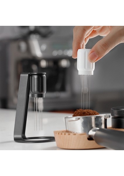 Gui Xulian Wdt Aracı Manyetik Kahve Karıştırıcı Dağıtım Aracı Espresso Bez Tozu Karıştırıcı Kahve Karıştırma Aracı Stand-B ile (Yurt Dışından)