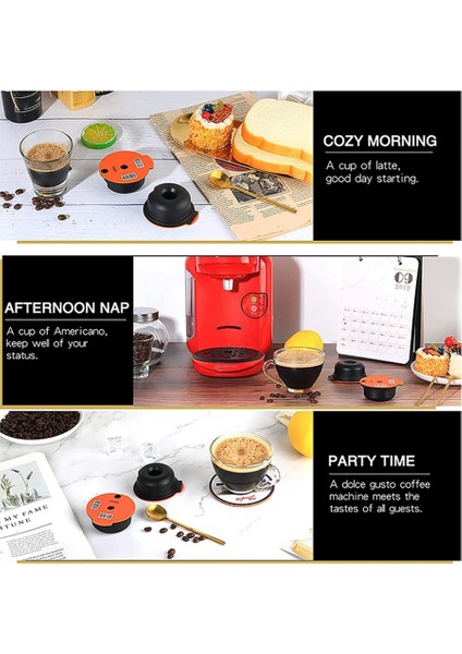 Gui Xulian Yeniden Kullanılabilir Kahve Kapsülü Bölmeleri Için Doldurulabilir Filtre Makinesi Pod Kahve Kapsülü Pod Yedek Parça 180 ml (Yurt Dışından) modelleri