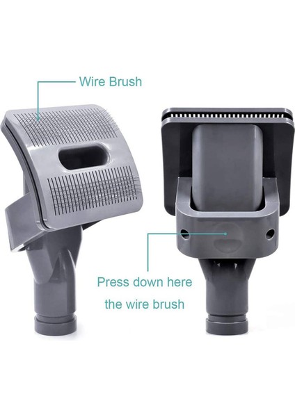 Gui Xulian Evcil Hayvan Için Damat Alet Seti - V6 V7 V8 V10 V12 V15 ve Dc Serisi Için Vakum Ataşmanı, Tetik Kilitli (Yurt Dışından) fiyatları