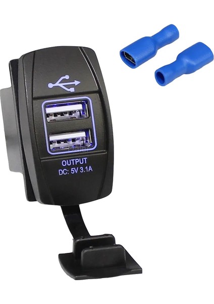Marin Tip Gömme 2li USB 5V 3.1A 12-24V Port