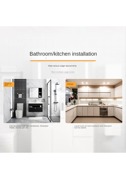 Gui Xulian Duvara Monte Manuel 300ML Sabunluk Banyo Ofisleri Restoranlar Otel Için El Jeli Dispenseri (Yurt Dışından) modelleri