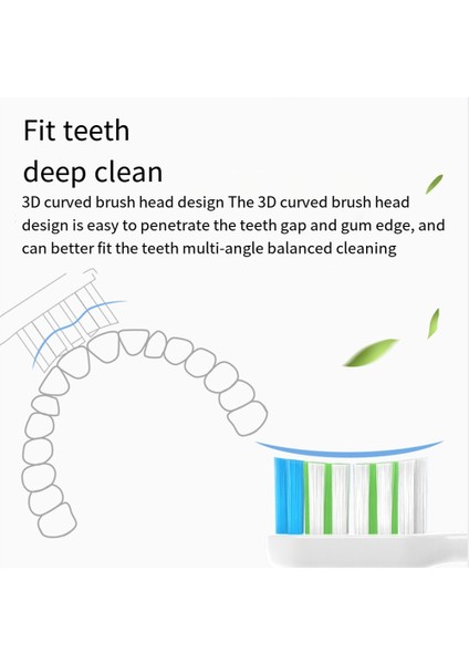 Gui Xulian 10 Adet Yedek Diş Fırçası Kafaları X3PRO/X3U/X5/V1/V2/X1 Elektrikli Diş Fırçası Derin Temizlik Değiştirin (Yurt Dışından) indirimleri